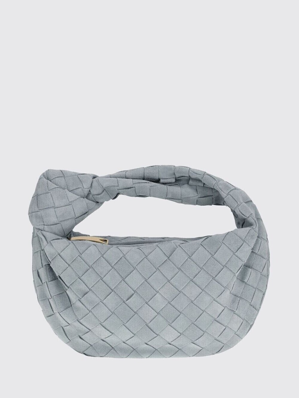 Bottega Veneta Intrecciato Jodie Hobo Bag Leather Silver